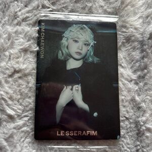 LE SSERAFIM Chaewon Crazy JP Bandai Wafer Benefit Photocard Japan Exclusive